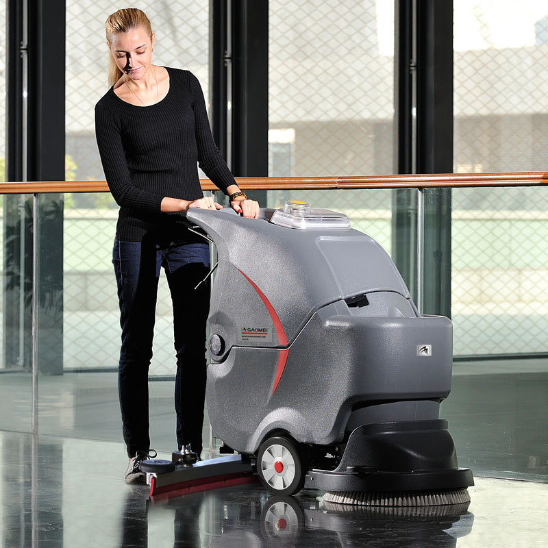 山东手推式洗地机GM50 全自动洗地机 